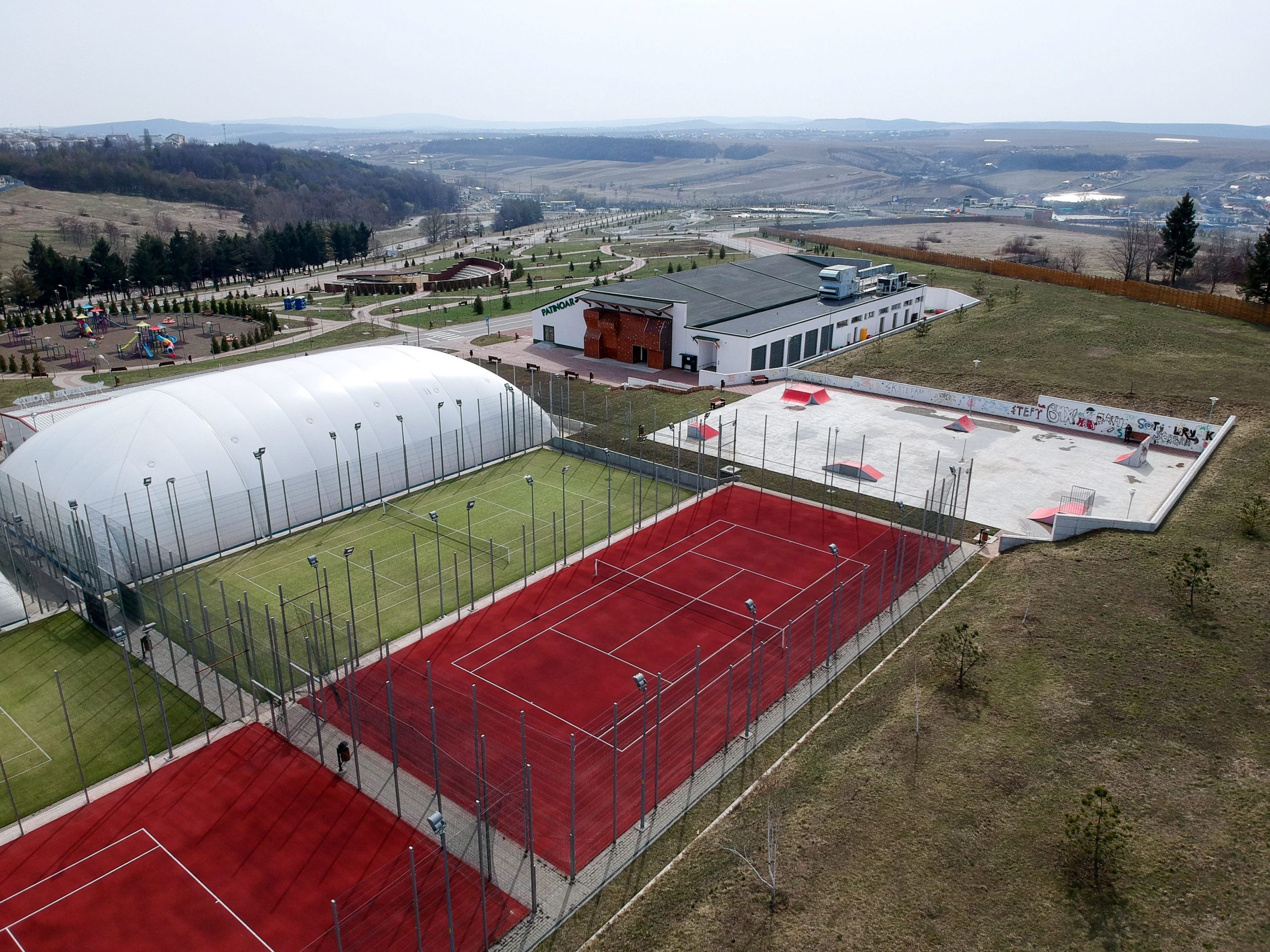 Sports fields